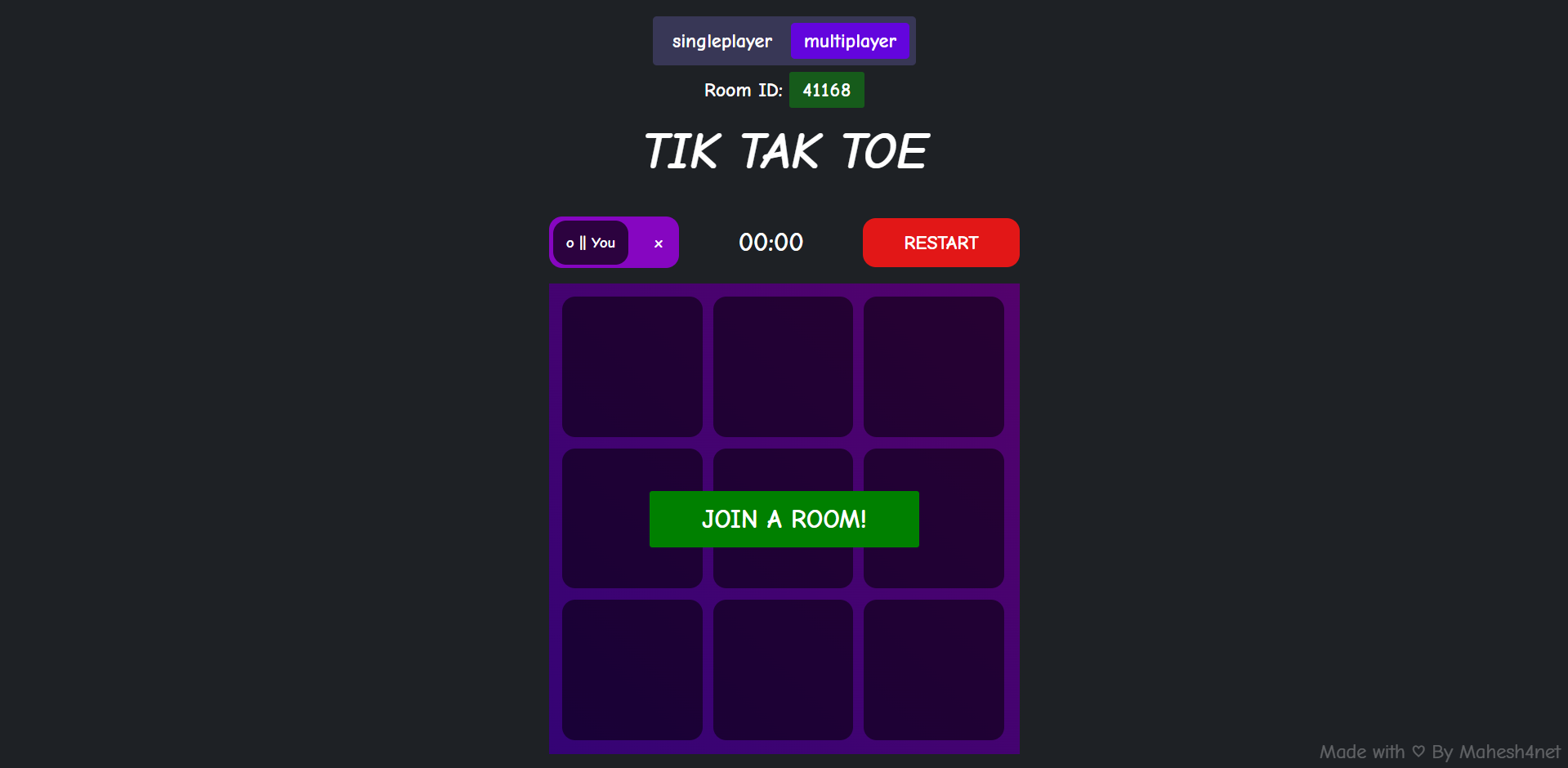Tik-Tak-Toe Multiplayer